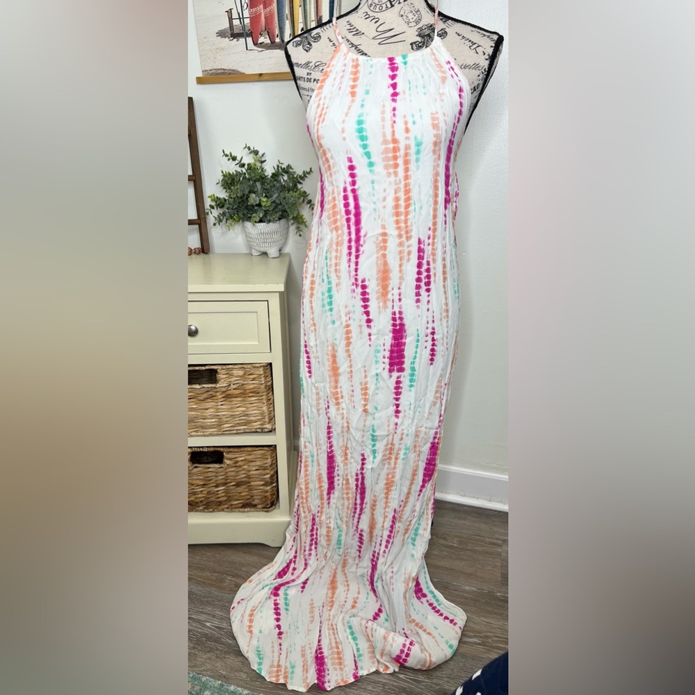 Gianni Binni Maxi Halter Dress